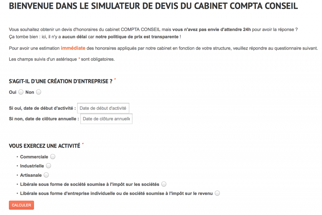 Quotation form for compta-conseil